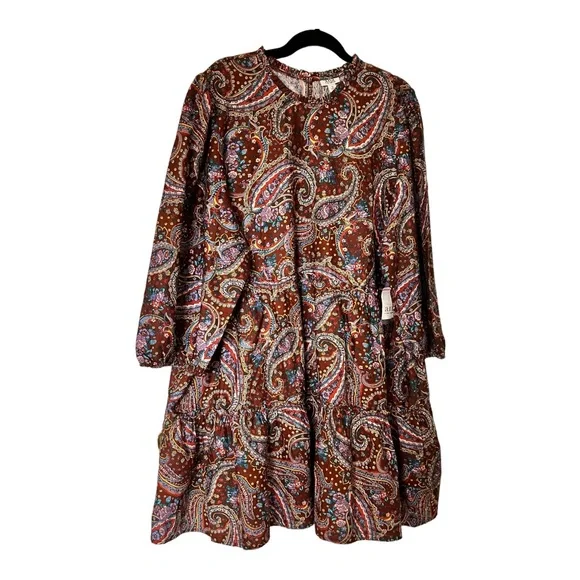 NWT. A.N.A. 2 tier ruffled dress. SZ 3X - Picture 1 of 8